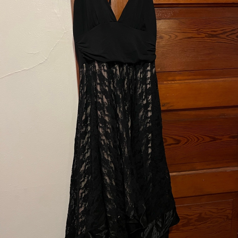 Vintage lace halter neck gown